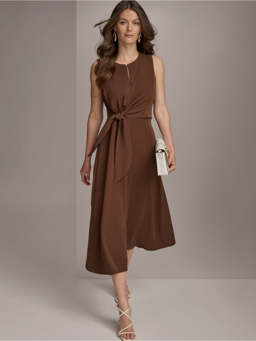 Donna Karan NY Side Tie Sleeveless Dress
Size 14